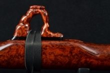 Redwood Burl Native American Flute, Minor, Low E-4, #F26A